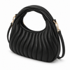 Ondine Mini Hobo Bag – Black — three-quarter view